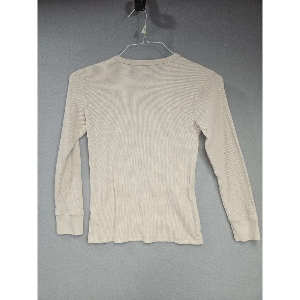 LOT OF 5 The Childrens Place Kids Thermal Waffle Knit Long Sleeve Shirt M 7/8